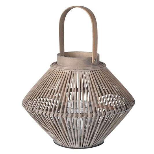 Small Grey Bamboo Lantern