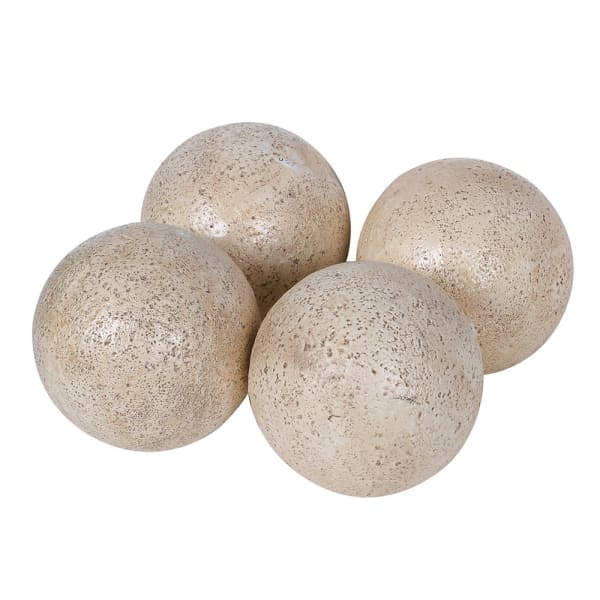 Faux Travertine Decorative Balls