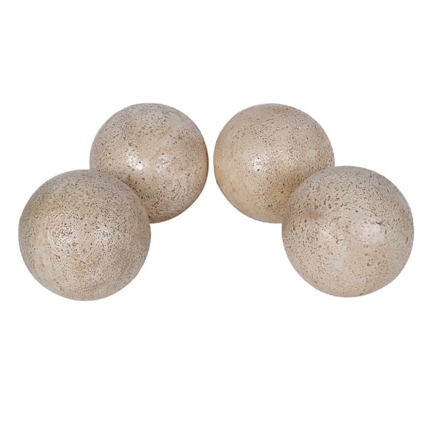 Faux Travertine Decorative Balls