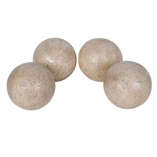 Faux Travertine Decorative Balls