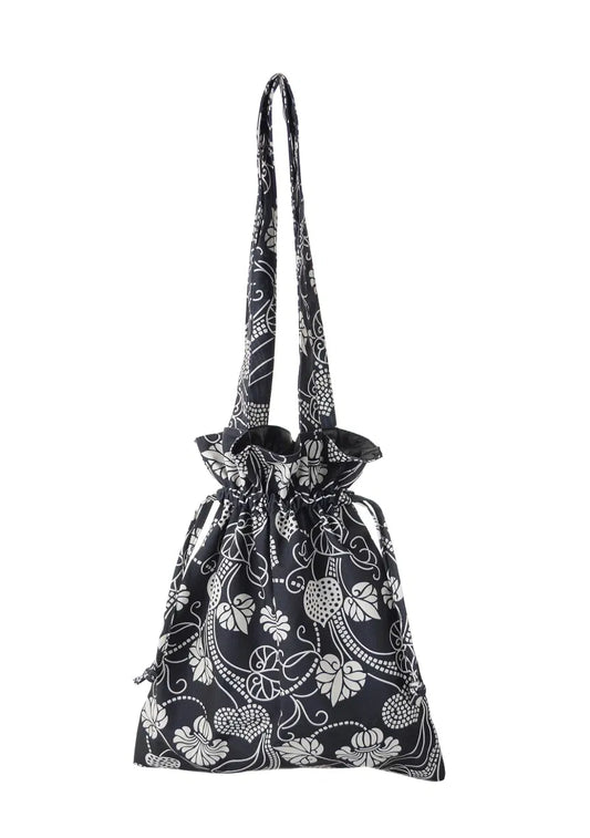 Dolly Drawstring Bag - Monochrome