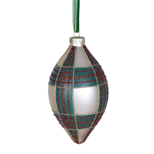 Tartan Finial Bauble