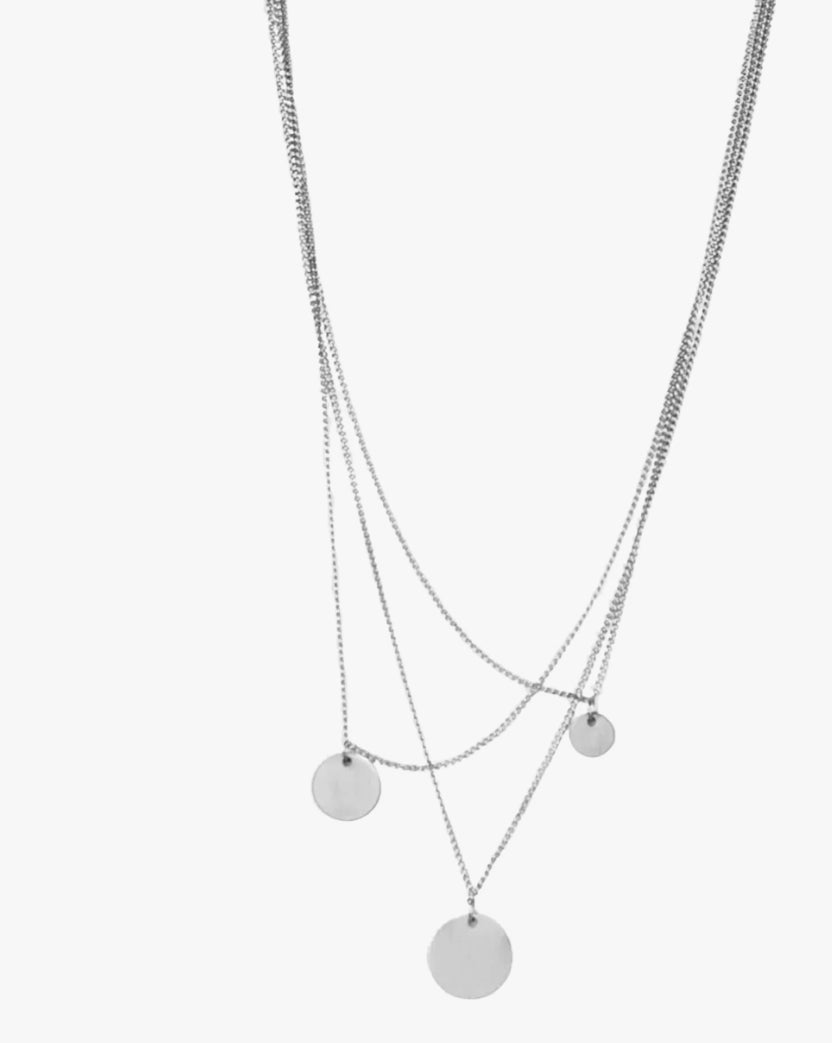 Dnsk Theia Short Multi Dot Necklace