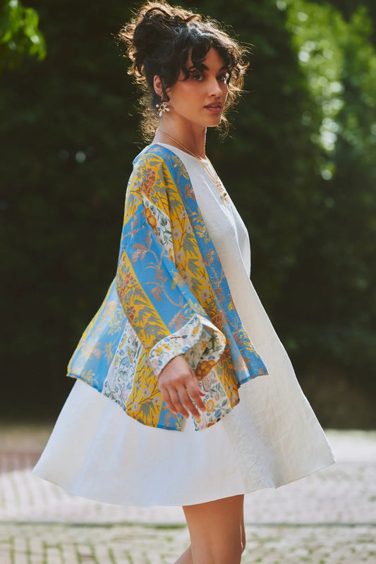 Ribbons Gold Kimono