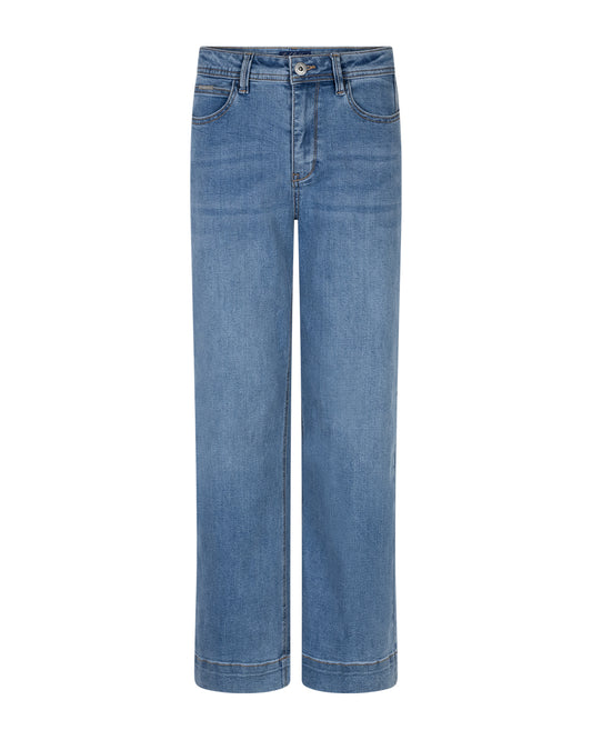 Conny Mid Stone Wide Leg Jeans