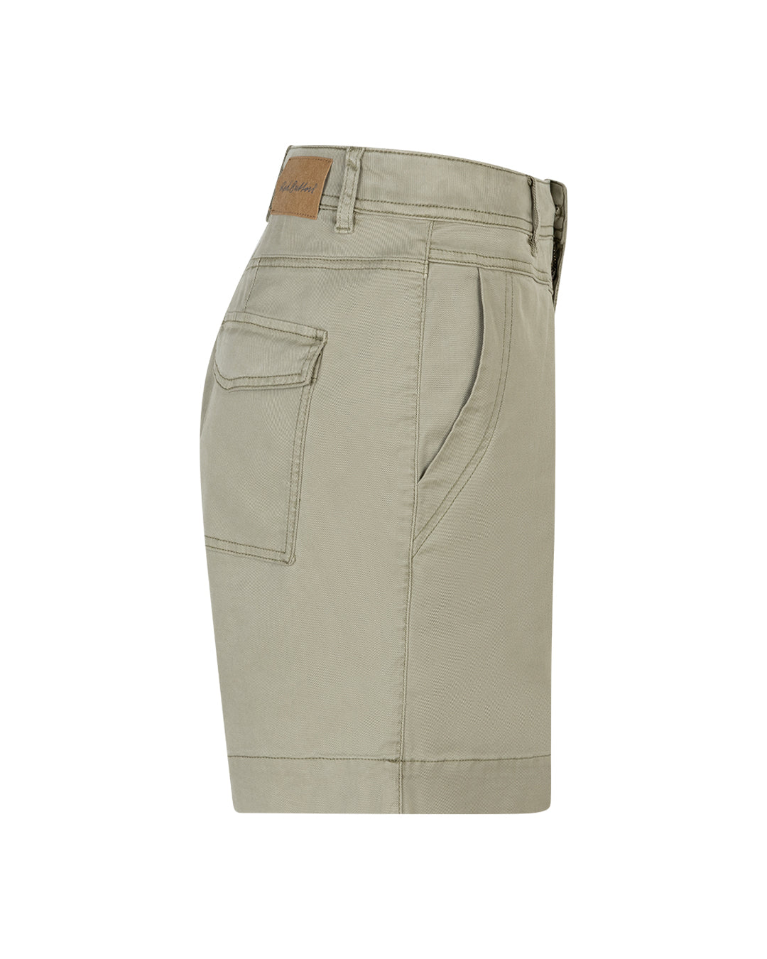 Sara Light Khaki Tencel Shorts