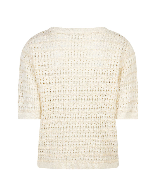 Red Button Jolene Mesh Top