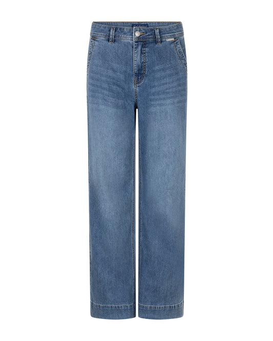 Colette Slanted Pocket Used Stone Jean