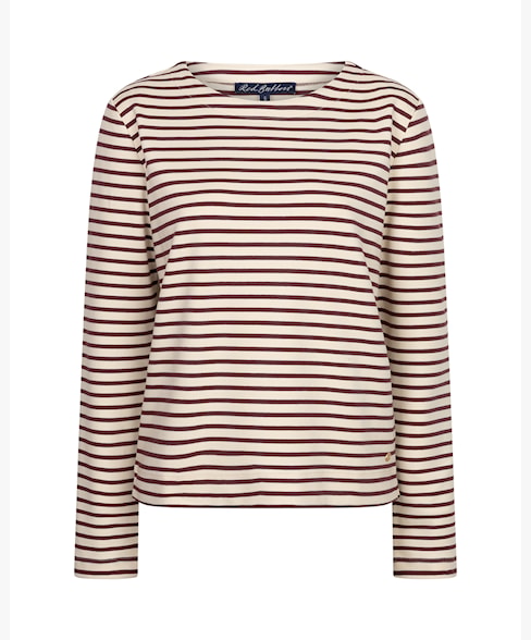 Chocolate & Cream Terry Stripe T-Shirt