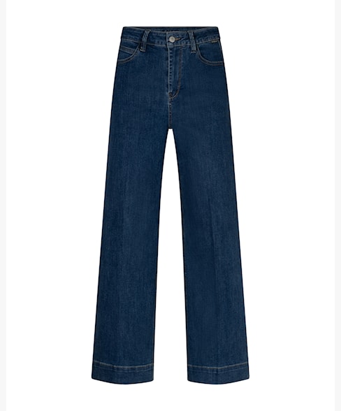 Conny Dark Blue Wide Leg Jeans