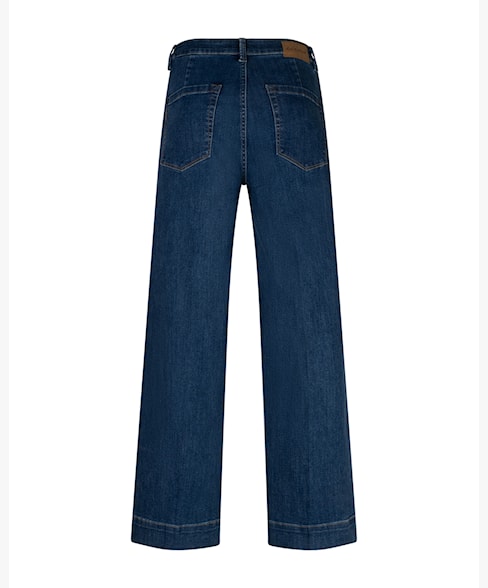 Conny Dark Blue Wide Leg Jeans