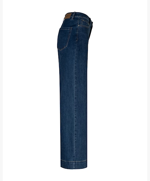 Conny Dark Blue Wide Leg Jeans
