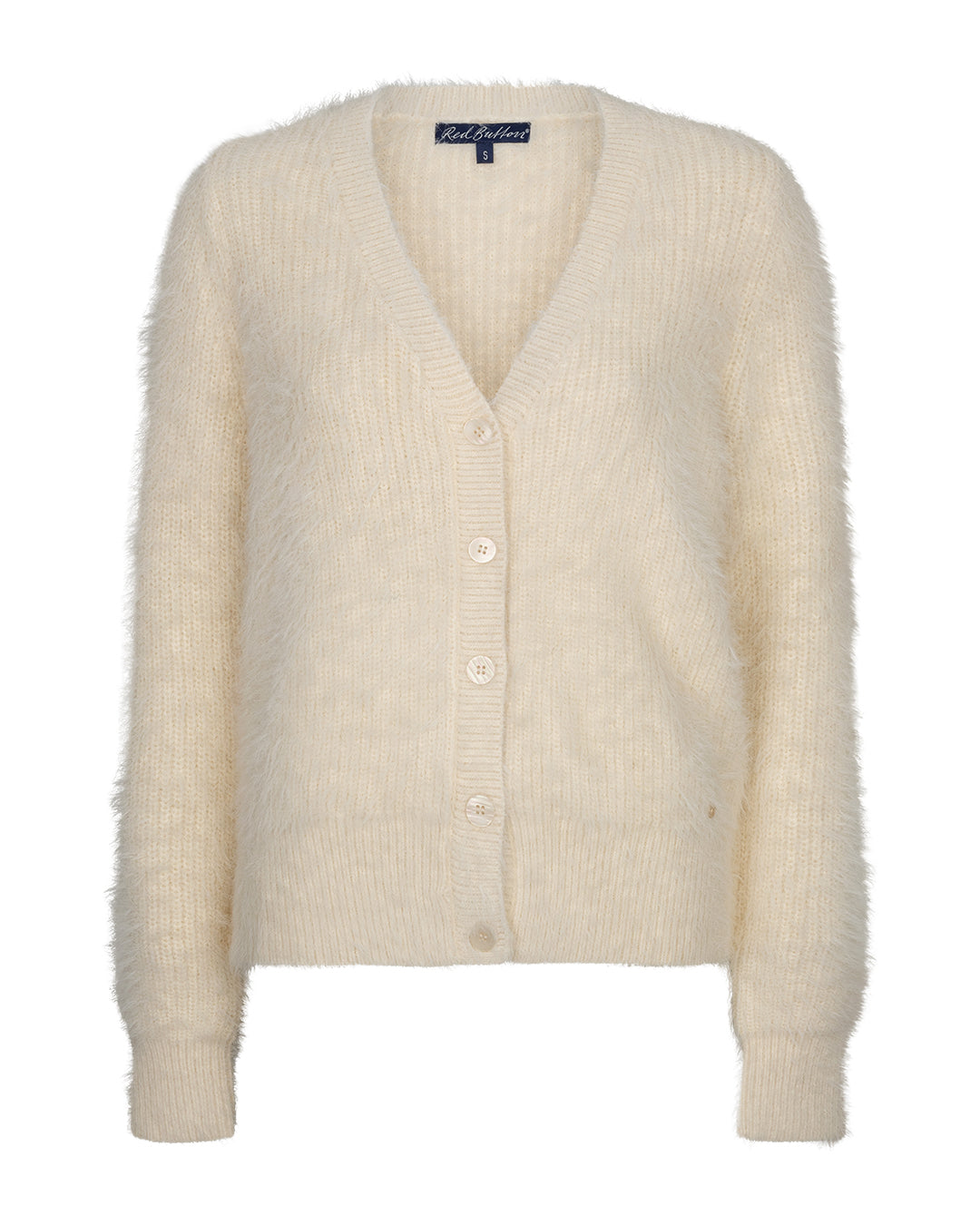 Cream Fluffy Cardigan