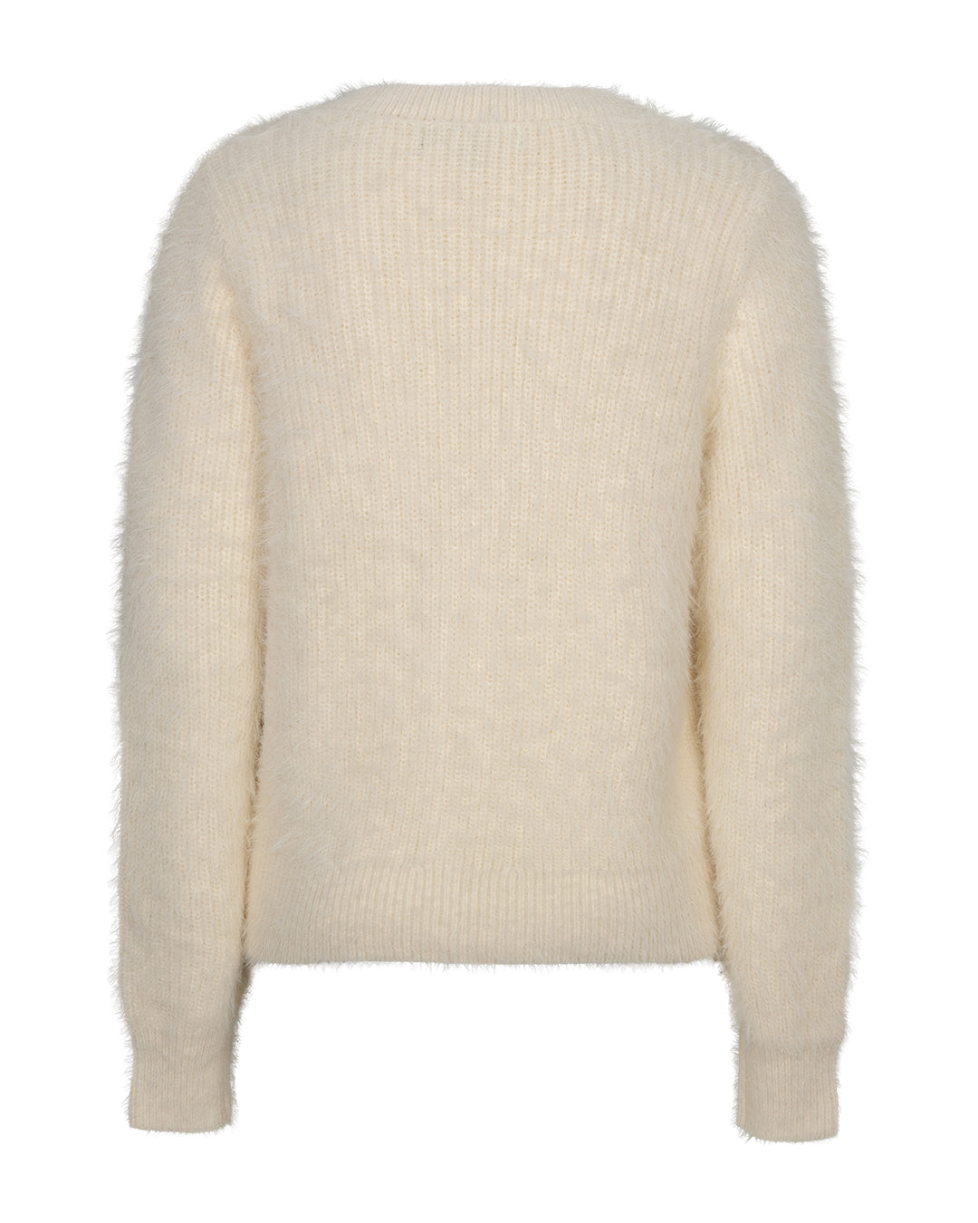 Cream Fluffy Cardigan