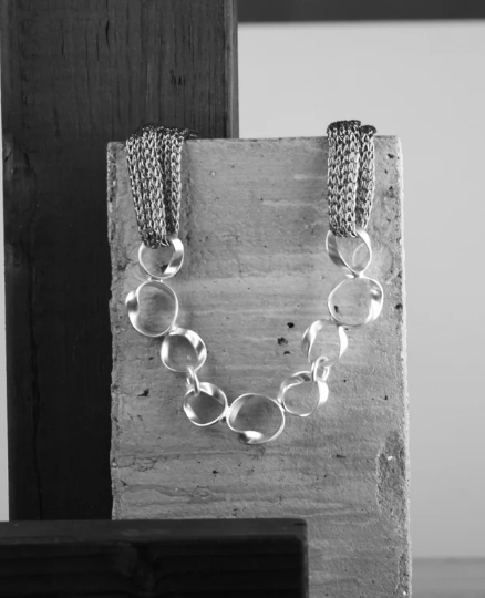 Dnsk Anastazia Knitted Chain Necklace