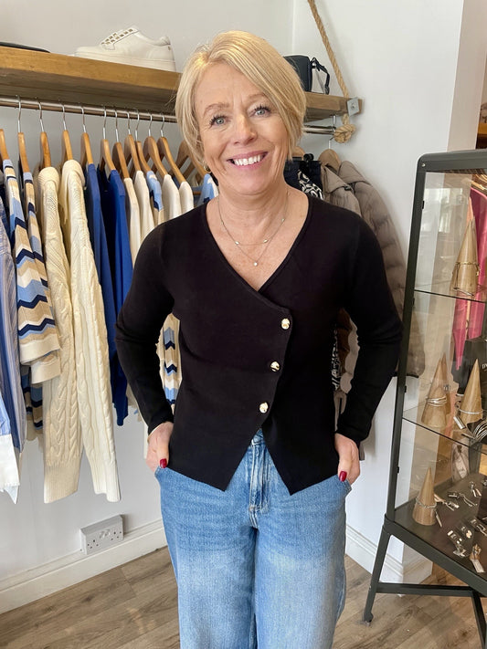 Black Novella Cardigan