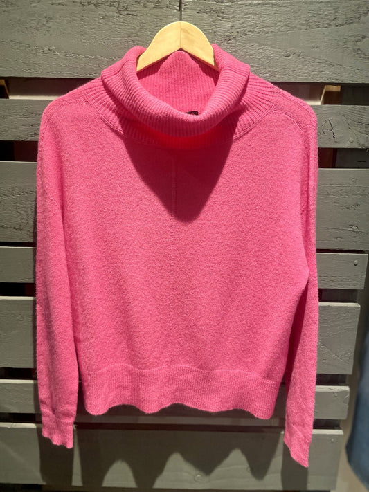 Magenta Rollneck Jumper