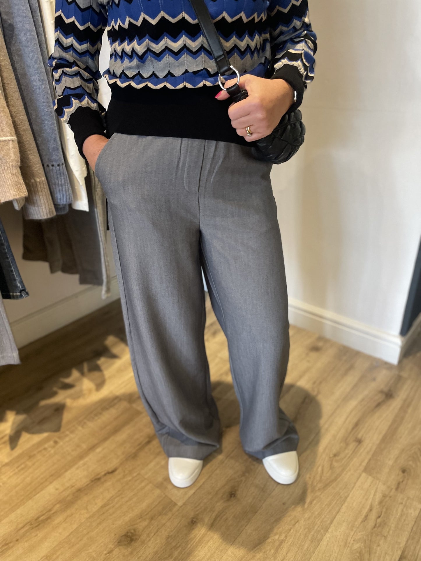 Danta Grey Relaxed Trousers