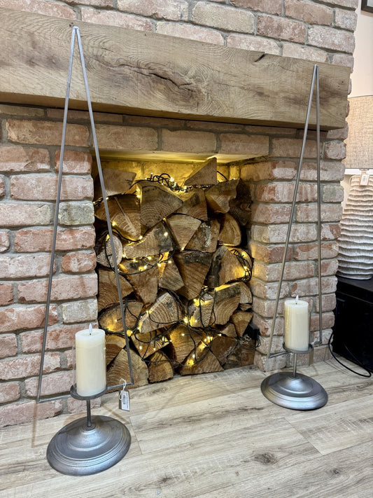 Silver Tree Candle Holder