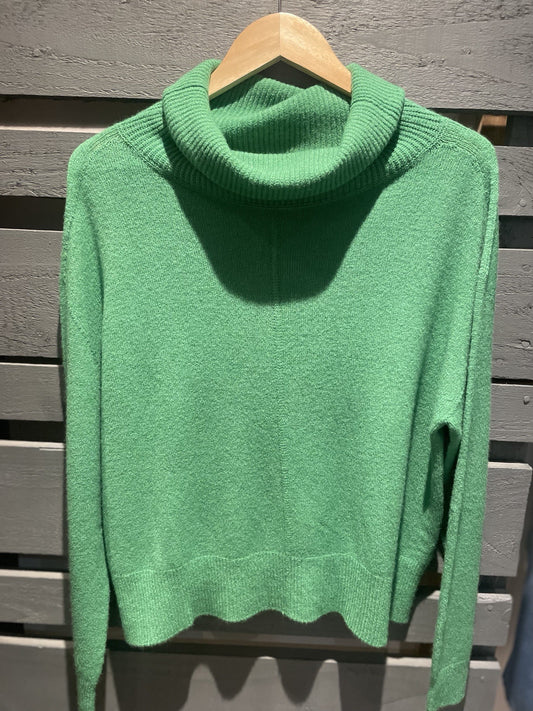Green Rollneck Jumper