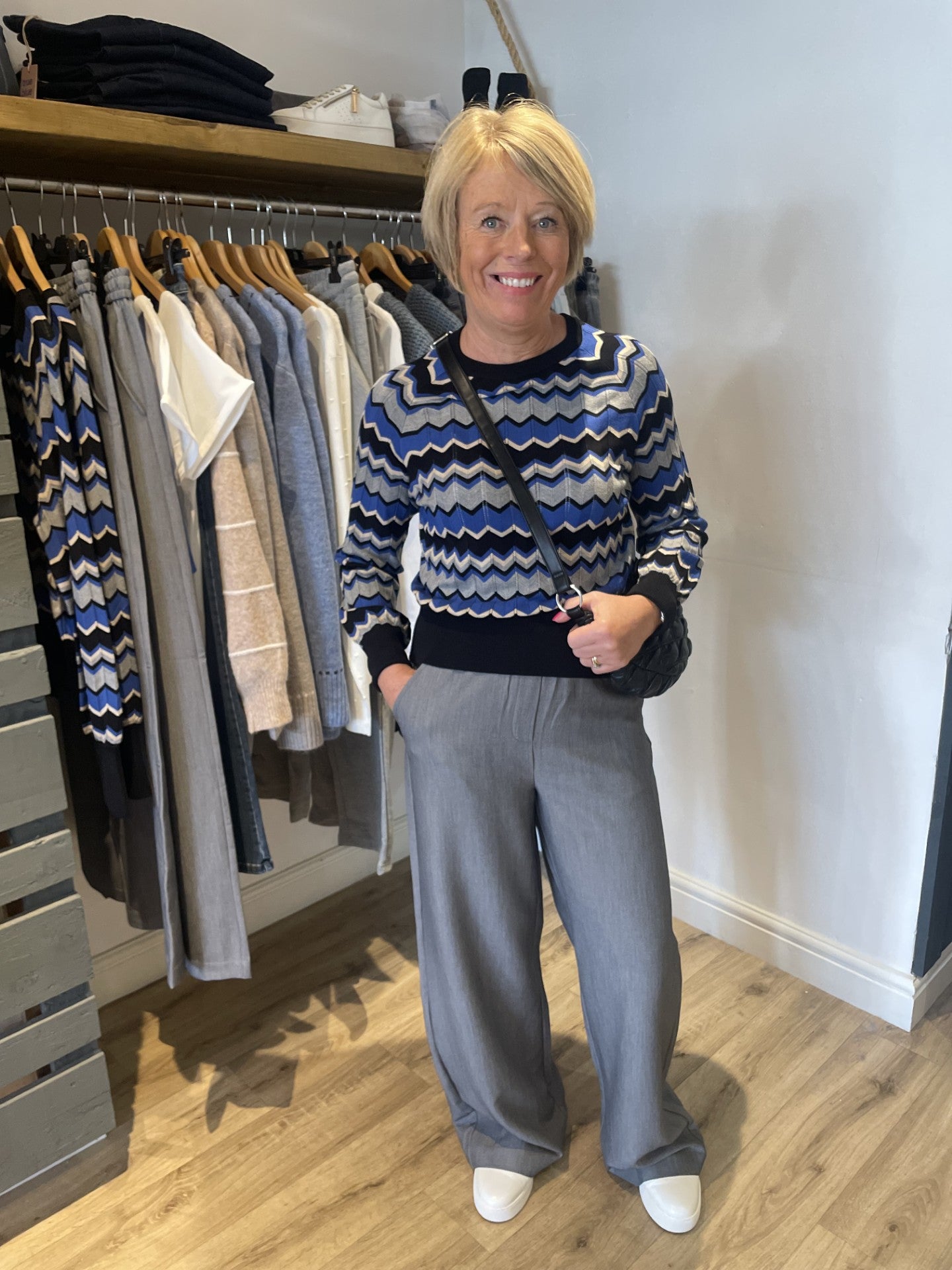 Danta Grey Relaxed Trousers