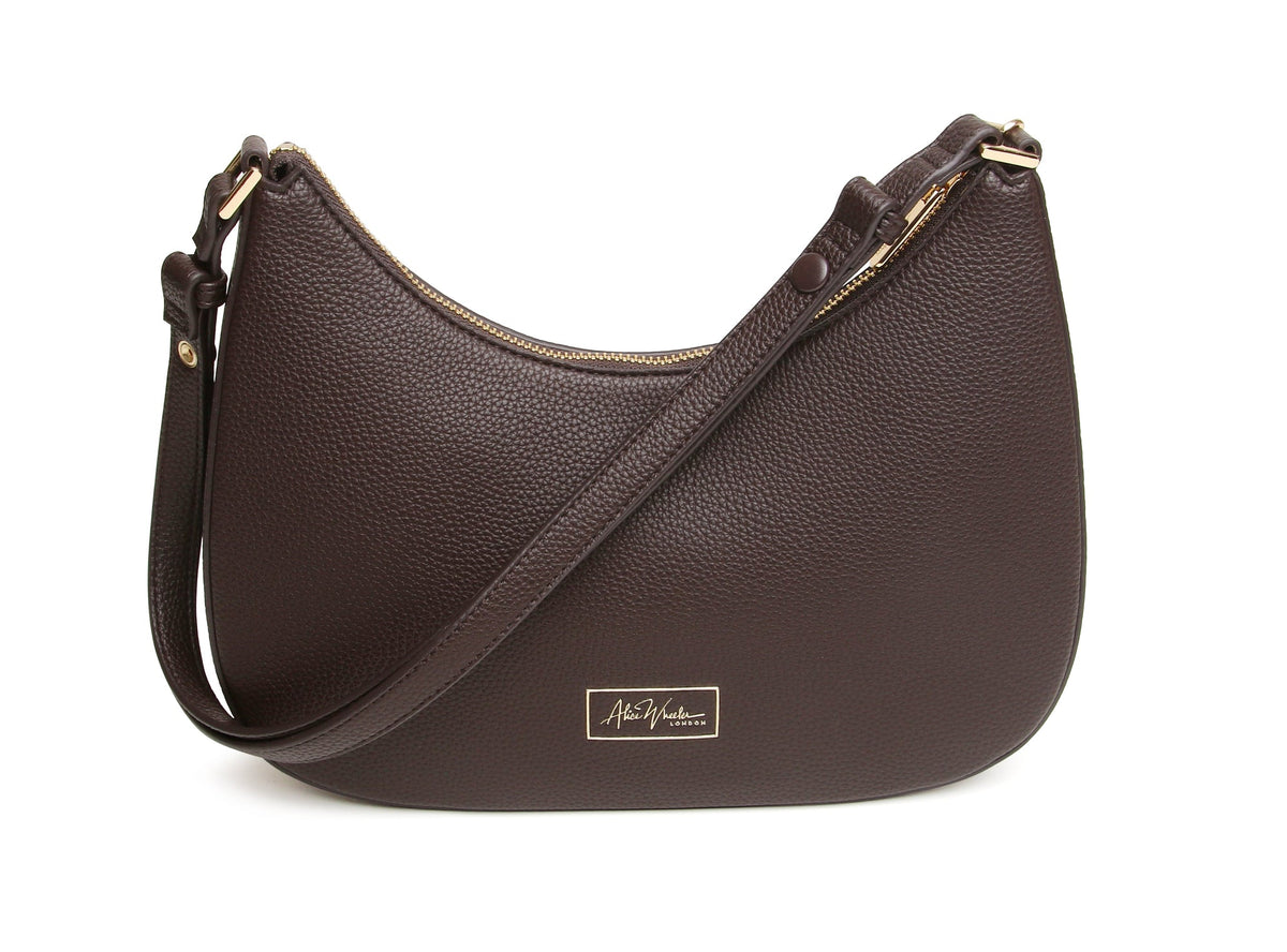 Chocolate Ascot Cross Body Bag