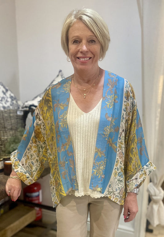 Ribbons Gold Kimono