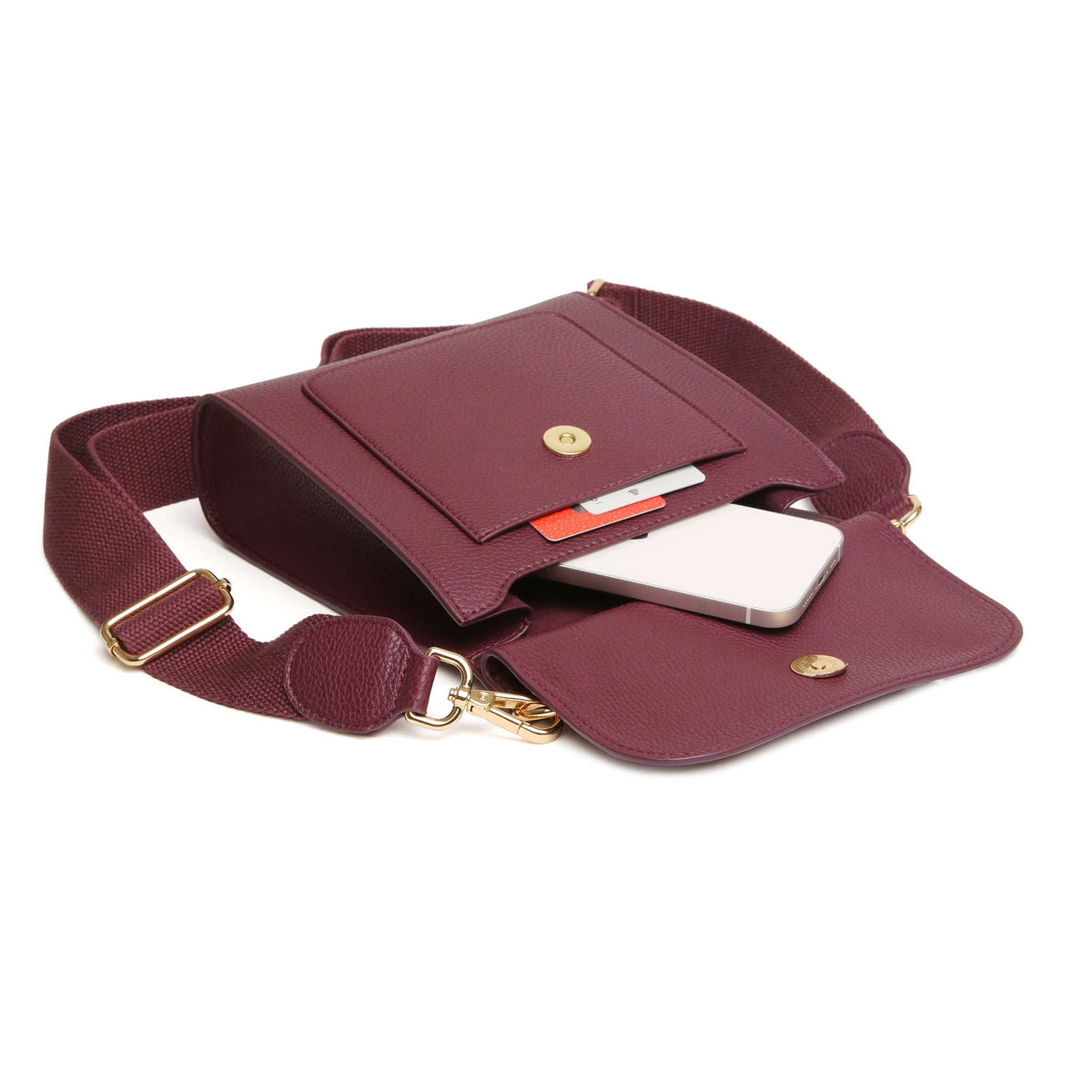 Berry Bloomsbury Cross Body Bag