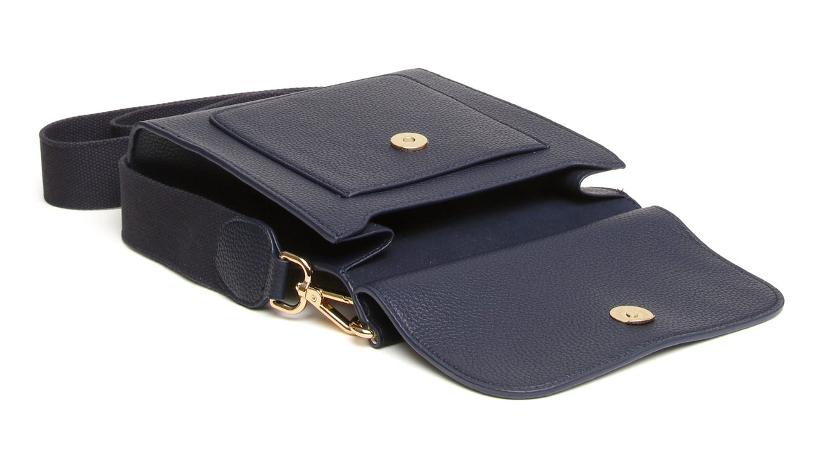 Navy Bloomsbury Cross Body Bag