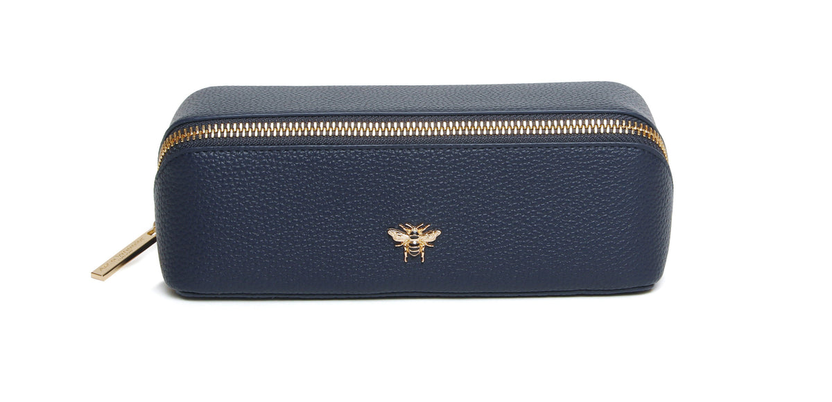 Small Navy Train Case