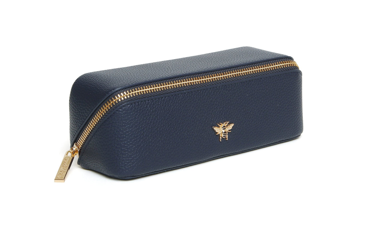Small Navy Train Case