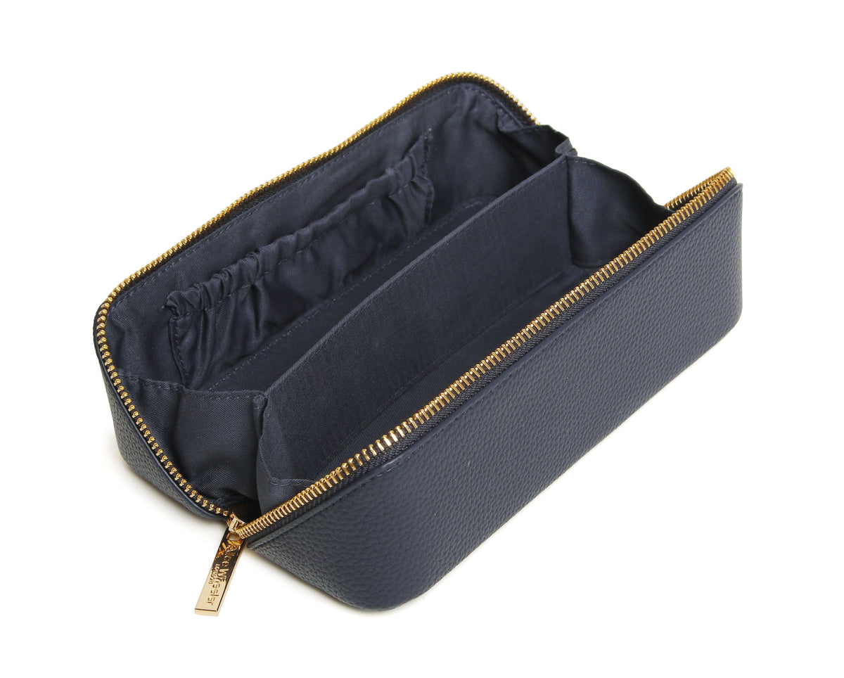 Small Navy Train Case