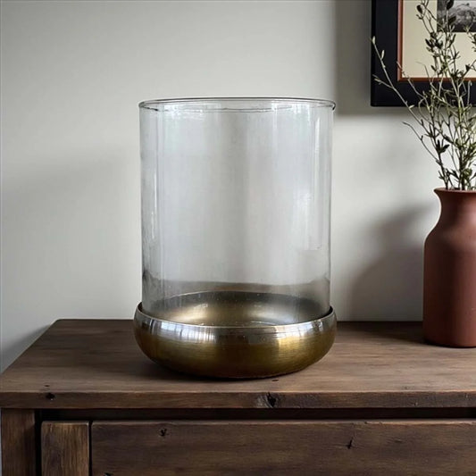 Biggie Best 16cm Iron Glass Candleholder