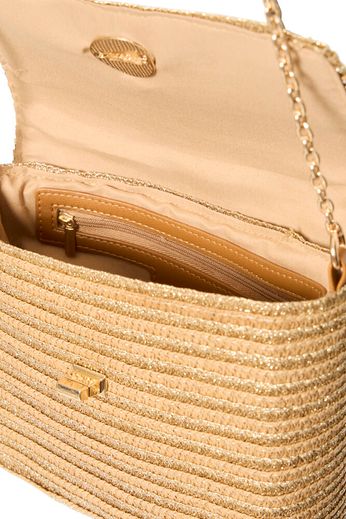 Woven Straw Shoulder Bag