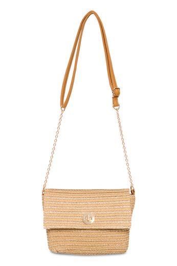 Woven Straw Shoulder Bag