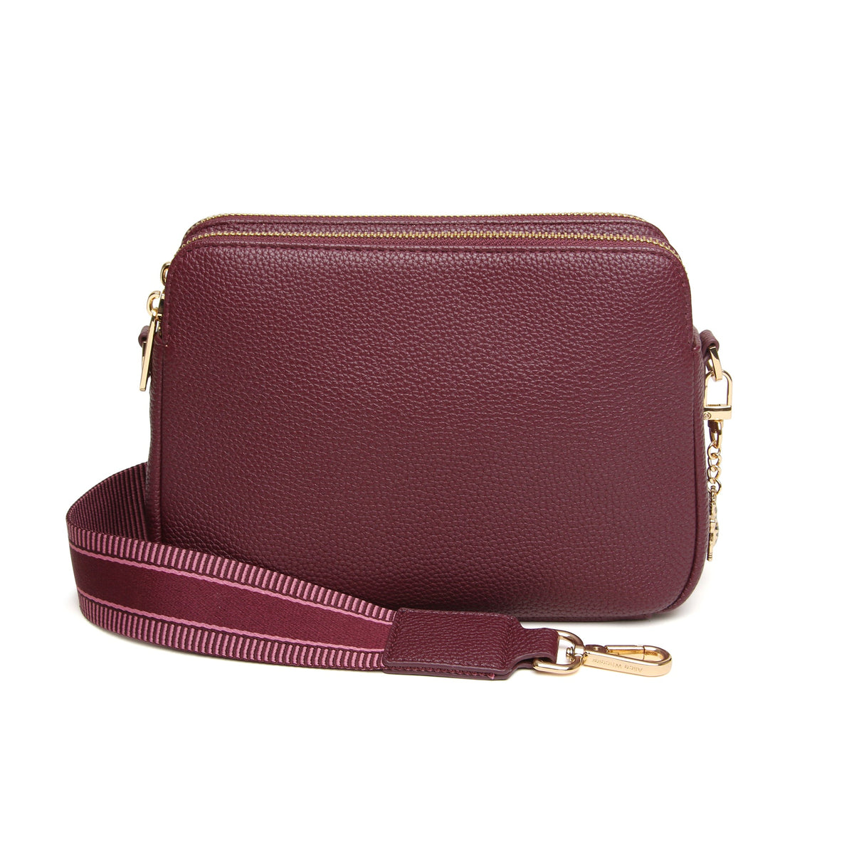 Berry Dual Double Zip Bag