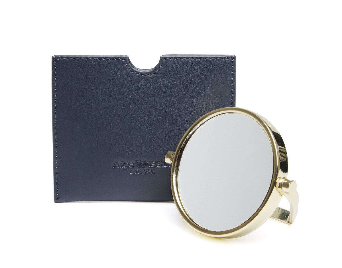 Navy Venice Mirror and Pouch