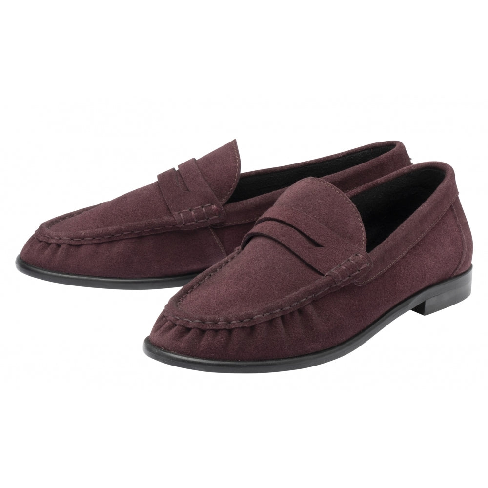 Ravel Bordo Suede Loafters