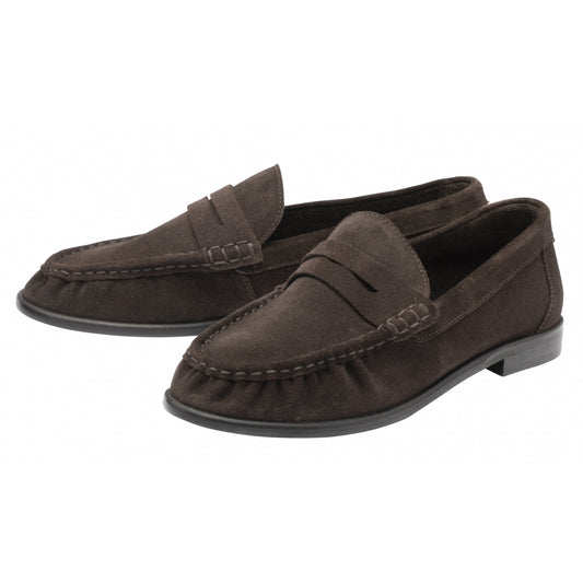 Ravel Brown Suede Loafters