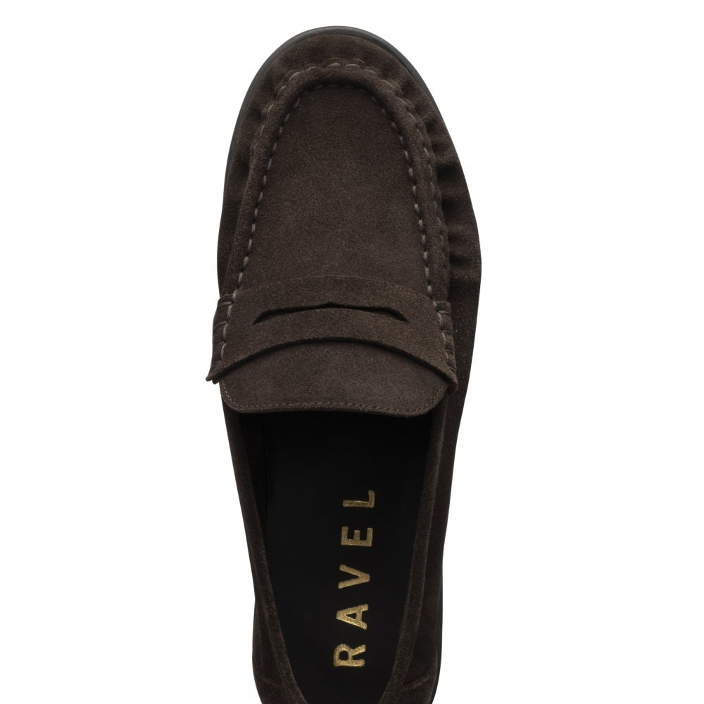 Ravel Brown Suede Loafters