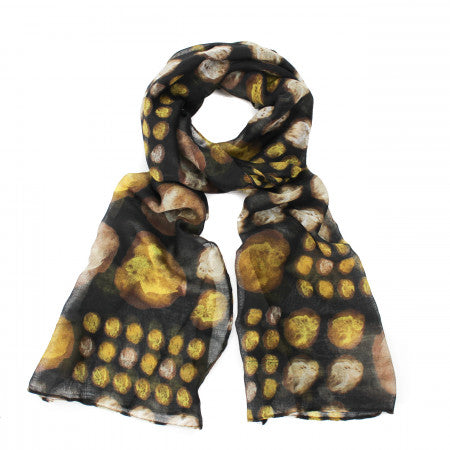 Yellow & Black Multi Scarf